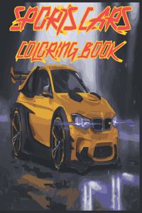 Sports Cars Coloring Book