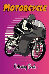Motorcycle Coloring Book