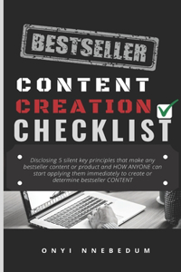 Bestseller Content Creation Checklist