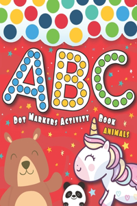 Dot Markers Activity Book ABC Animals