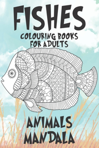 Mandala Colouring Books for Adults - Animals - Fishes