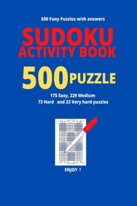 Sudoku Activity Book 500 Puzzle