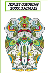 Adult Coloring Book Animals