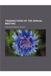 Transactions of the Annual Meeting (Volume 74)