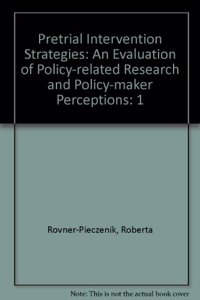 Pretrial Intervention Strategies