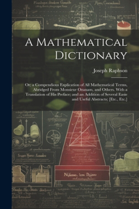 Mathematical Dictionary