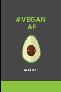 #vegan AF Notizbuch