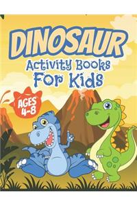 Dinosaur Activity Books For Kids Ages 4-8