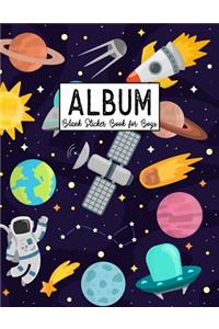 Album Blank Sticker Book for Boys