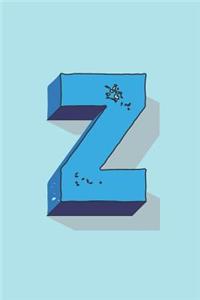 Letter Z Monogram Notebook