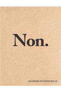 Non. Academic Planner 2019-20