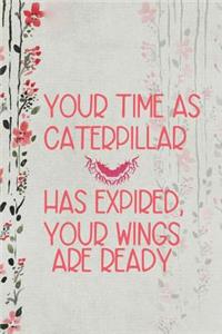 Your Time As Caterpillar Has Expired, Your Wings Are Ready