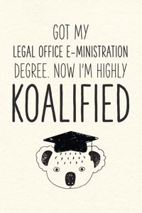 Got My Legal Office E-Ministration Degree. Now I'm Highly Koalified