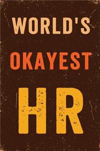 World's Okayest HR Notebook Vintage