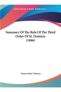 Summary of the Rule of the Third Order of St. Dominic (1886)