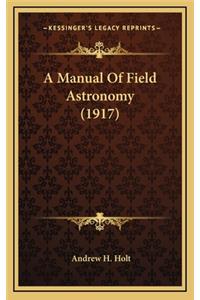 Manual Of Field Astronomy (1917)