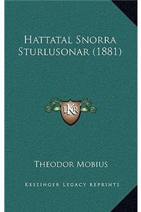 Hattatal Snorra Sturlusonar (1881)