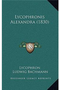 Lycophronis Alexandra (1830)