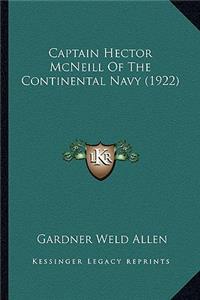 Captain Hector McNeill Of The Continental Navy (1922)