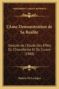 L'Ame Demonstration de Sa Realite