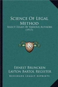 Science Of Legal Method