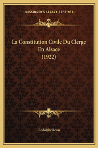 Constitution Civile Du Clerge En Alsace (1922)