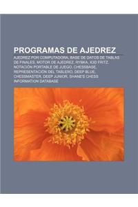 Programas de Ajedrez