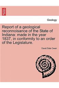 Report of a Geological Reconnoisance of the State of Indiana