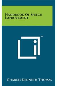 Handbook of Speech Improvement