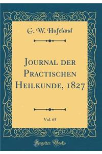 Journal Der Practischen Heilkunde, 1827, Vol. 65 (Classic Reprint)