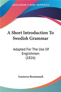 Short Introduction To Swedish Grammar