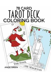 78 Card Tarot Deck Coloring Book