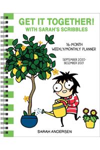 Sarah's Scribbles 16-Month 2020-2021 Weekly/Monthly Planner Calendar