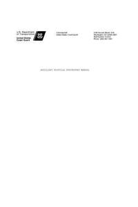 United States Coast Guard AUXILIARY FLOTILLA PROCEDURES MANUAL