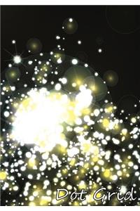 Dot Grid Notebook: Gold Star Wallpaper