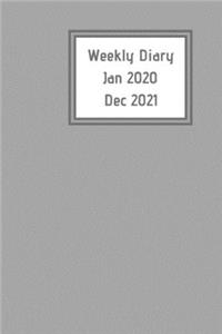 Weekly Diary Jan 2020 - Dec 2021