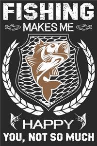 Fishing makes me happy you not so much