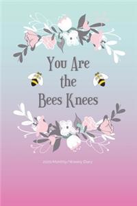 2020 Monthly/Weekly Diary; You Are The Bees Knees