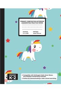Primary Composition Notebook Handwriting Practice Paper
