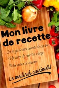 Mon livre de recettes