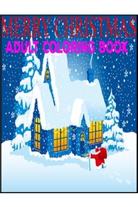 Merry Christmas Adult Coloring Book