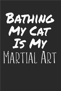 Bathing my cat is Martial Art