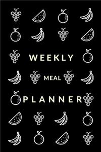Weekly Meal Planner Fruit for Life Pattern