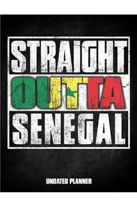 Straight Outta Senegal Undated Planner