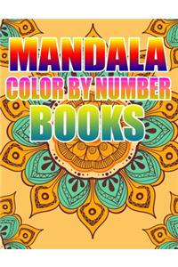 Mandala Color by Number Books