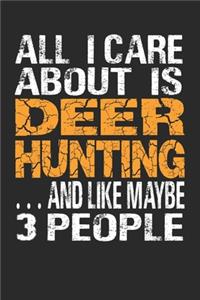 All I care about deer hunting and like maybe 3 people
