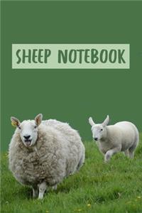 Sheep Lined Notebook
