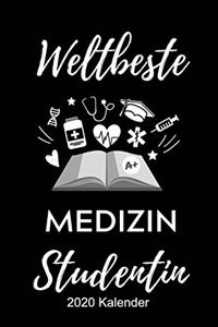 Weltbeste Medizin Studentin 2020 Kalender