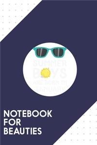 Notebook for Beauties