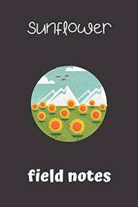 sunflower field notes